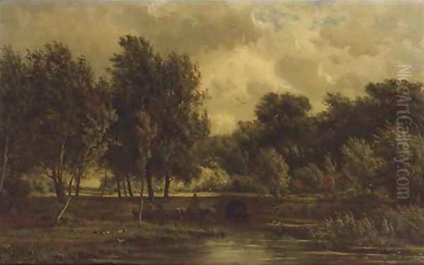 A polder landscape near Gouda - view 1