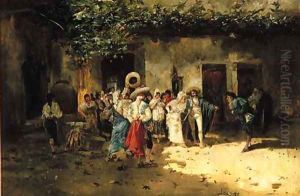 El saludo by Eugenio Lucas Villamil