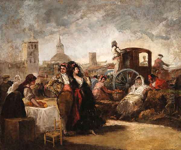 The orange seller - view 1
