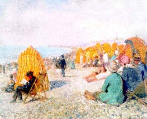 The Beach in Dieppe (1929) - view 1