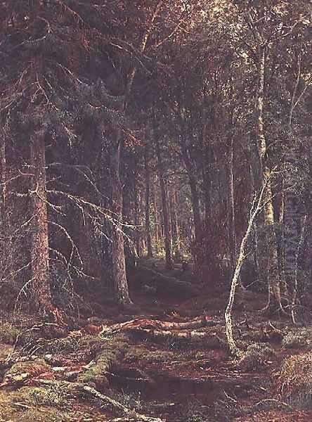 Swamp in the Forest, Autumn, 1872 - view 1