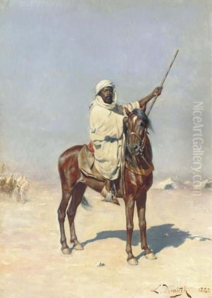 A Horseman In The Desert - view 1