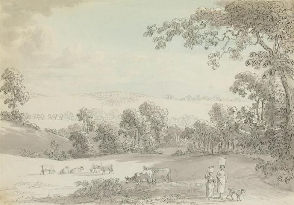 Three Views Of Gisburne Park, From Elenthorp - view 1