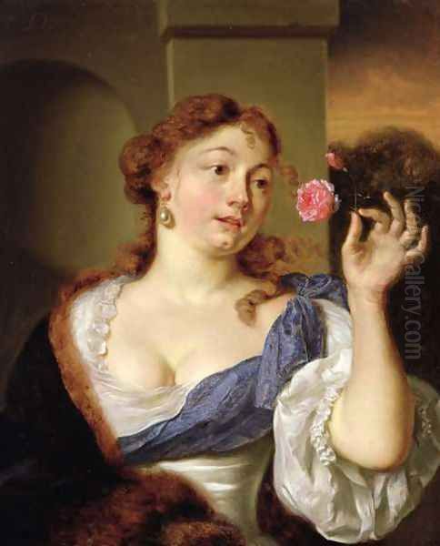 The Lady with a Rose - view 1