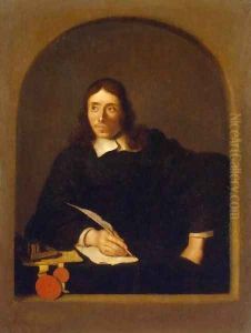 Portrait of a Notary by Arie de Vois