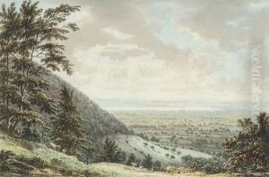 An Extensive Landscape, Gloucestershire, Probably Wotton-under-edge by Anthony Devis