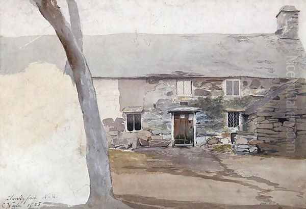 Cottages at Llanllyfni, North Wales, 1805 - view 1