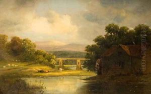 The Old Mill, Bath by Alfred Vickers