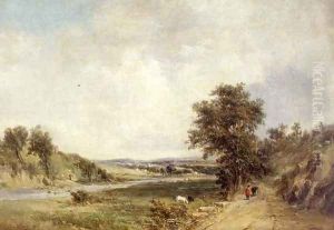 Corwen, North Wales by Alfred Vickers