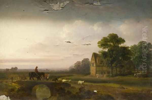 Landscape with Sheep and Horesemen - view 1