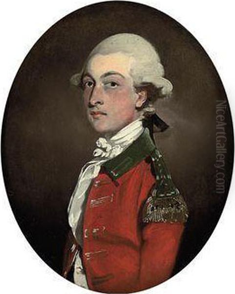 Portrait Of Captain Drake, Small Half-length, In Militarydress - view 1