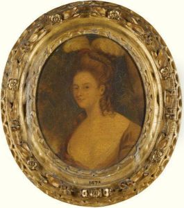 Portrait Of Lady Georgiana Spencer, Duchess Of Devonshire(1757-1806) by John Downman