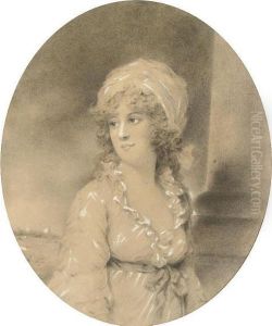 Portrait Of A Lady, Said To Be Arabella Graham-clarke by John Downman