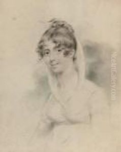 Portrait Of A Lady, Thought To Be Mrs Fitzgerald, Half-length
