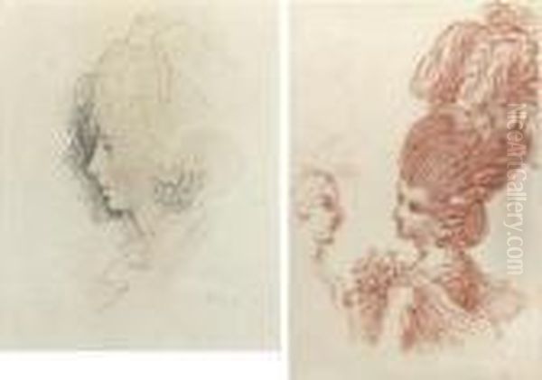 Portrait Of A Woman,
Bust-length, Traditionally Identified As The Artist's Wife, Elizabeth - view 1
