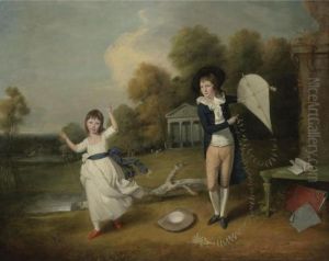 Portrait Of Henry Frederick Bouverie And His Sister