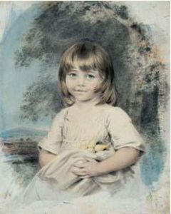 Portrait D'une Petite Fille De La Famille Middleton by John Downman