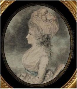 A Collection Of Six Portraits
Including A Portrait Of Miss Harriet Serocold Of Cherry Minton; Portrait
Of The Duchess Of Devonshire; Portrait Of Mrs Hardinge; Portrait Of Mrs
Siddons; Portrait Of Mrs Mills; Portrait Of Miss Abbott by John Downman
