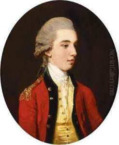 Portrait Of Ensign Innes by John Downman