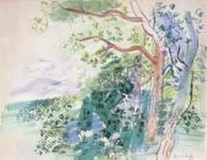 Le Manoir Du Vallon, Le Vent Dans Les Arbres by Raoul Dufy
