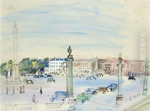 Place De La Concorde by Raoul Dufy