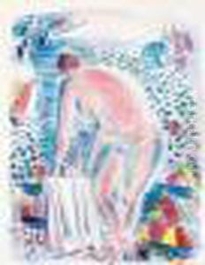 La Grande Baigneuse. Vers 1928. by Raoul Dufy