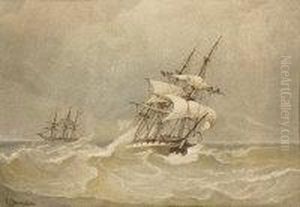 Seascape With Shipping Seascape With Shipping