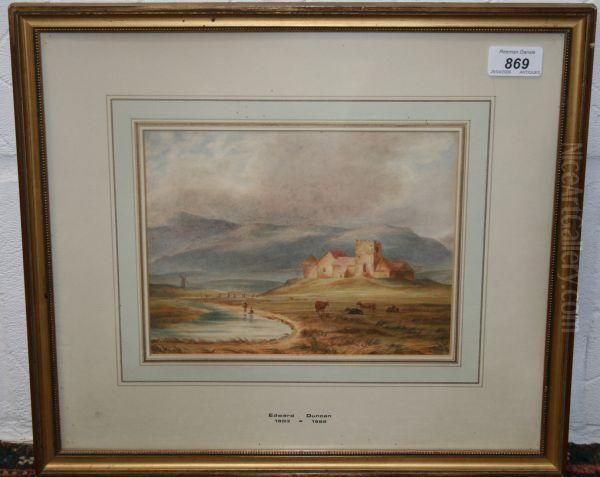 Landscape With Figures And Cattle - view 1