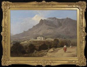 Landscape At Mowbray, Cape Of Good Hope, South Africa by Edward Duncan