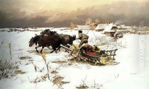 The Sledge Ride by Jaroslav Fr. Julius Vesin
