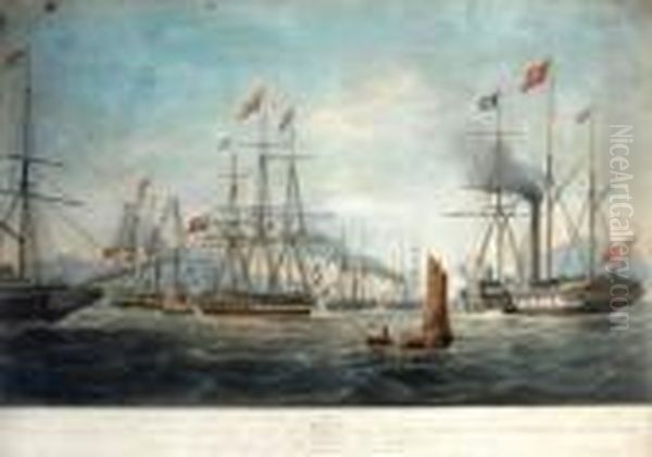 Royal George Yacht Conveying Her Majesty And Royal Consort To Edinburgh, August 1842 - view 1