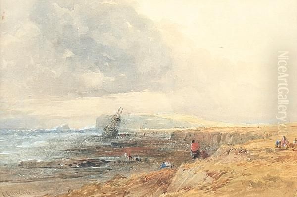 The Wreck Off Cromer - view 1