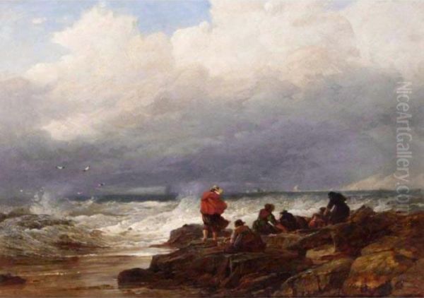Collecting Mussels - view 1