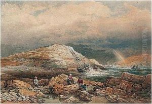 A Shipwreck Off The Coast by Edward Duncan