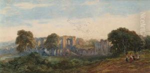 Furness Abbey, The Harvesters Returning At Evening, Cumbria