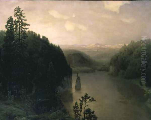 Lake Gornoye in the Urals, 1895 - view 1