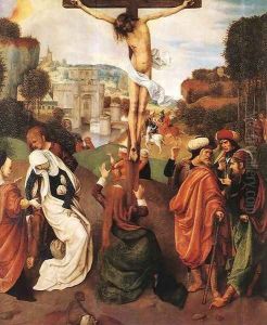 Crucifixion 2 by Master of the Virgo inter Virgines