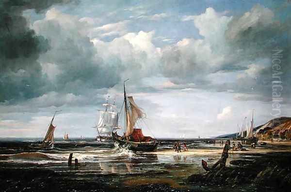The Elbe at Blankenesee, 1844 - view 1