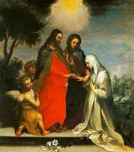 The Mystic Marriage of St Catherine of Siena by Francesco Vanni