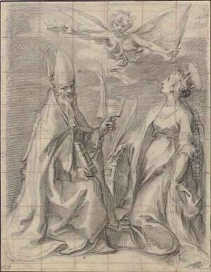 Saints Blaise and Catherine of Alexandria by Francesco Vanni