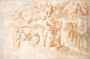 The Saints Of Siena Studies For The Map Of Siena