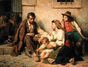Prisoner Meeting His Family, 1868 by Vasili Petrovich Vereshchagin