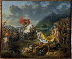 Abigail before David, 1640 by Simon de Vos