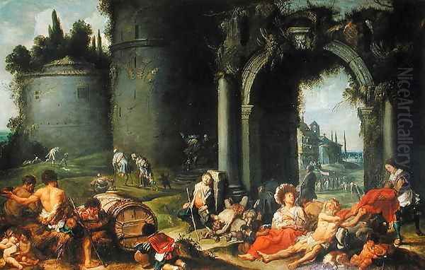 The Works of Mercy, c.1630-40 - view 1