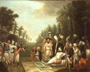 The Turkish Hunting Party, 18th century by Jean Baptiste Vanmour