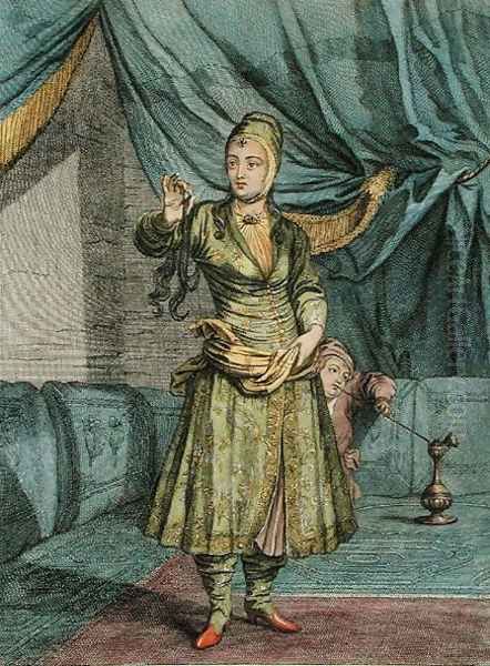 Persian Woman, plate 91 from Recueil de Cent Estampes representant differentes Nations du Levant tirees sur les Tableaux Peints d apres Nature..., 1707-08 - view 1