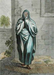 African Woman, plate 98 from 'Recueil de Cent Estampes representant differentes Nations du Levant tirees sur les Tableaux Peints dapres Nature..., 1707-08 by Jean Baptiste Vanmour