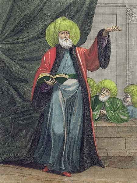 The Mufti, or Master of the Law, plate 20 from Recueil de Cent Estampes representant differentes Nations du Levant tirees sur les Tableaux Peints dapres Nature...', engraved by Scotin, Gerard Jean Baptiste (1671-1716) 1707-08 - view 1