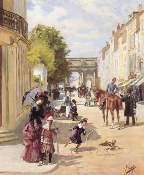 A Summer's Day, Nancy by Leon Joseph Voirin