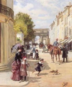 A Summer's Day, Nancy by Leon Joseph Voirin